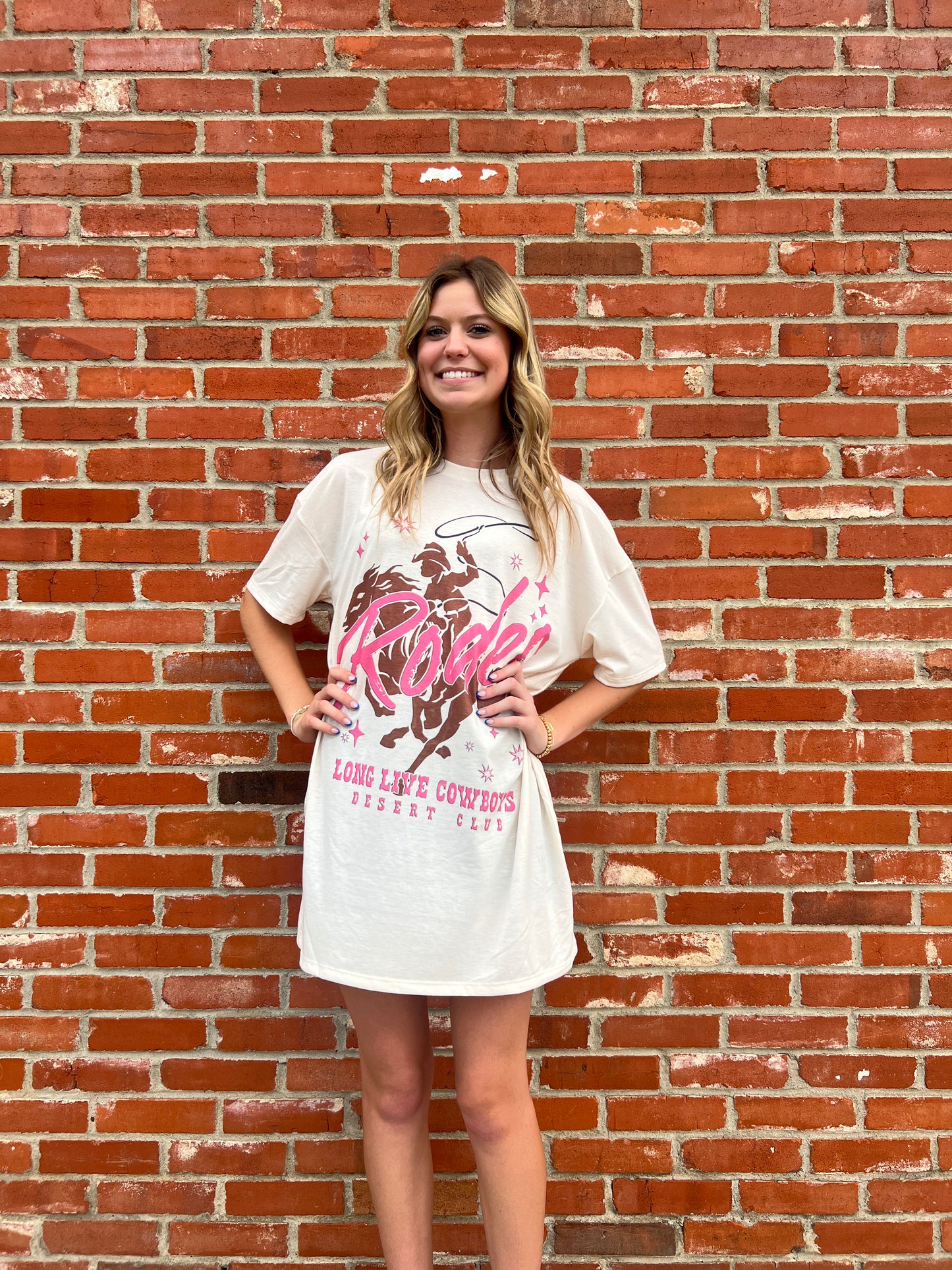 Western Rodeo T-shirt Dress