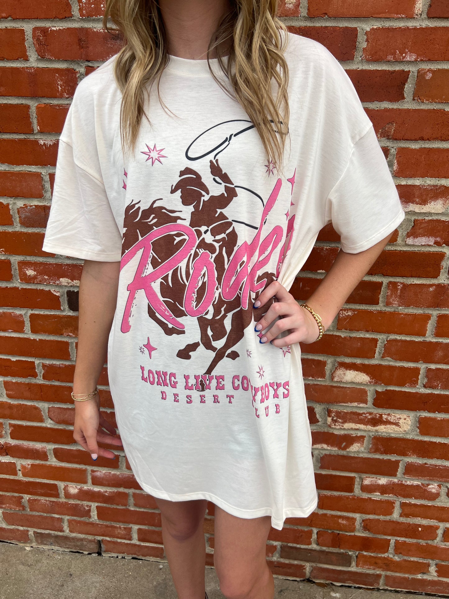 Western Rodeo T-shirt Dress